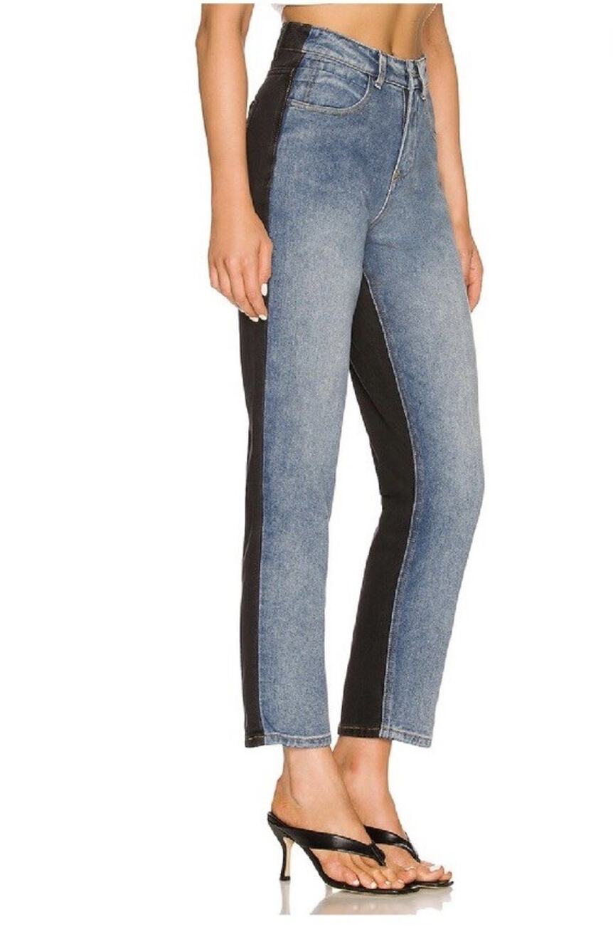 Superdown Carmen Two Tone Jeans women Blue Black XS